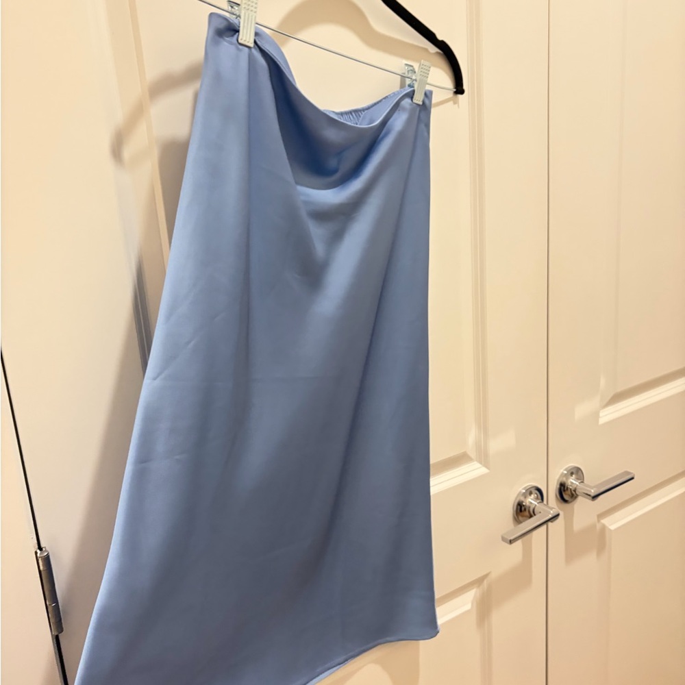 J. Crew Light Blue Midi Skirt - Picture 3 of 3